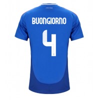 Maglie da calcio Italia Alessandro Buongiorno #4 Prima Maglia Europei 2024 Manica Corta